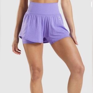 Gymshark Lavender Athletic Shorts